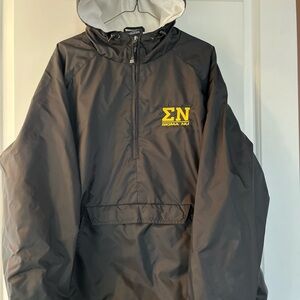 Sigma Nu Black Windbreaker Jacket
